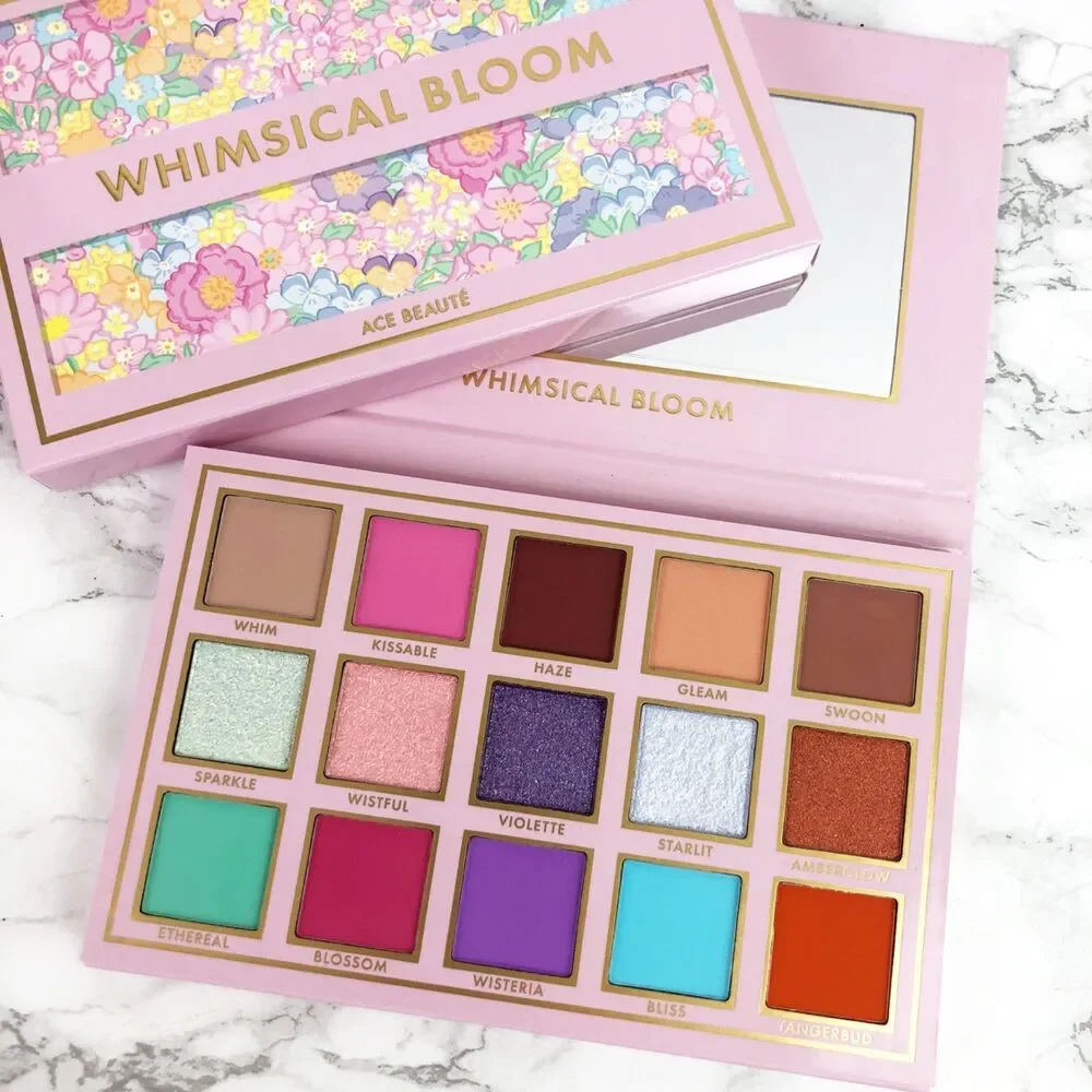 NIB Ace Beaute Whimsical Bloom Eyeshadow Palette Pastel Bright Fairycore